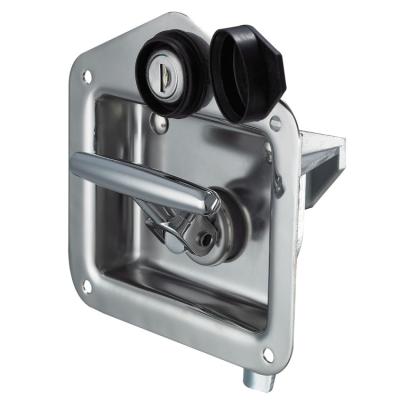 China Corrosion Protection Truck Bus Door Return or Generator Folding T-Handle Lock Latch for sale