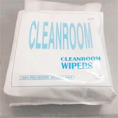 China Sustainable Disposable Best Sell Quality Lint Free Class 100 White Knit Microfiber Laser Sealed Cleanroom paper for sale