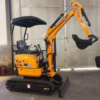 China Building Material Shops Home Mini Excavator Engin Diesel 1.8 Ton XN18 Small Excavator For Home Use for sale