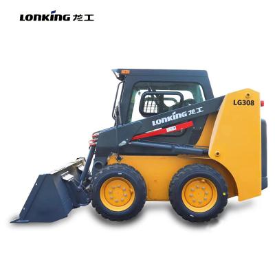 China Building material shops big promotion LONKING CDM308 skid steer loader china mini skid steer loader mini skid steer loader skid steer loader for sale mini skid steer loader SK for sale