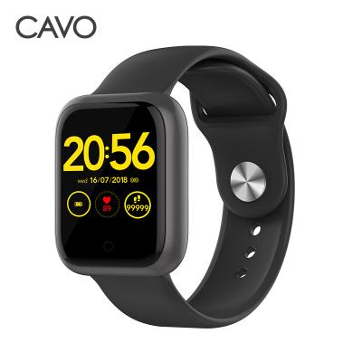 China wholesale wrist waterproof android smartwatch akilli saat reloj inteligente sport ip68 BT touch screen blood pressure rohs smart watch for sale