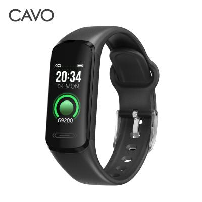 China Functional Band Watch Wristband Health Tracker Touch Screen Health Body Temperature Blood Pressure Sleep Heart Rate BT Fitness Wristband for sale