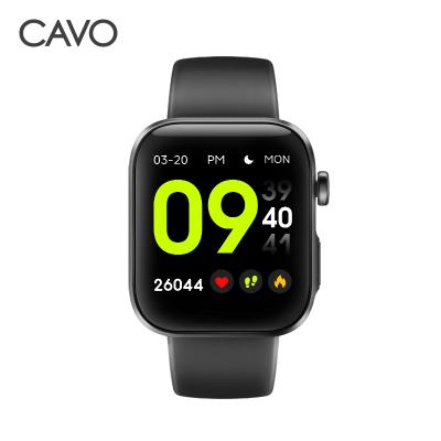 China Luxury Custom Touch Screen Factory Sport BT Call Voice Control BT Dial Calls Heart Rate Body Temperature Monitor Smart Watch for sale