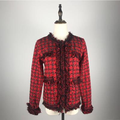 China Anti-wrinkle knitwear manufacturer OEM heavy knitted women coat winter cardigan colorful sweaters knitting patterns for sale