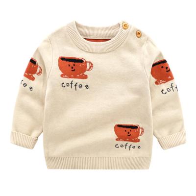 China Hot Sale Wholesale Good Quality Anti-wrinkle Kids Plain Sweaters Knit Children Sweater for sale