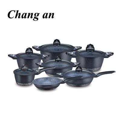 China Sustainable new die casting cookware set&cooking sets for sale