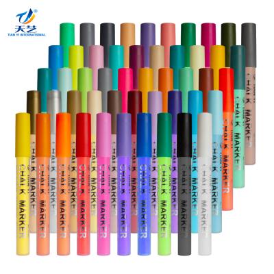 China School/Office Chalk Marker Pen 50 Colors Dustproof Liquid Blackboard Writing Pen For School Office for sale