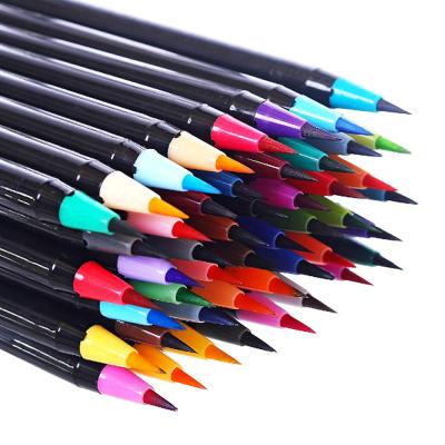 China For Student Drawing And Painting Flexible Tip Watercolor Brush Pen Water Coloring Brush Marker Pens Art Marker With For Student Office Painting for sale