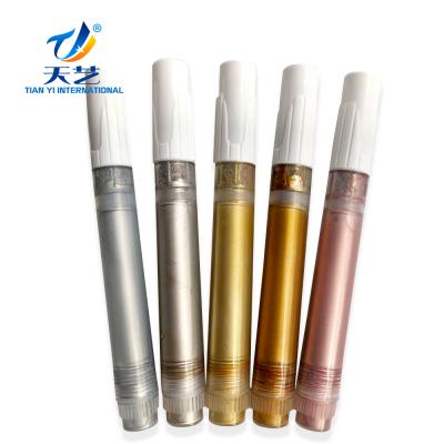 China European Glitter Furniture Painted Marker Pen Glitter Ink Bright Color For Furniture Decorate for sale