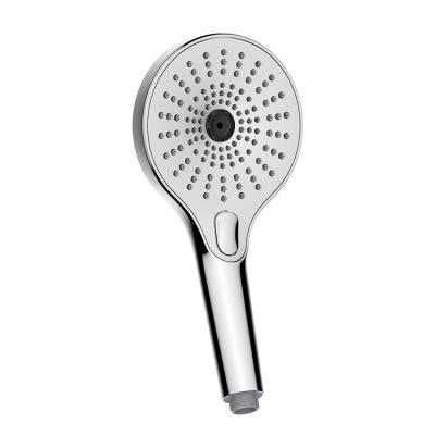 China No Turnout Newcomer 5 Inch Chrome High Pressure KTW Hand Held Shower Head Bathroom Amazon Accessories for sale