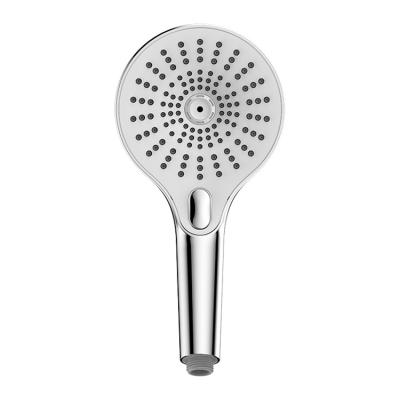 China Without Diverting Factory Manufacture 5 Inch Chrome Jet KTW Powerful Handheld Showerhead For Bathroom ABS Hand Shower for sale