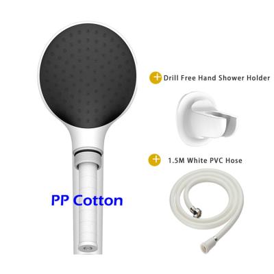 China Without Needle Shower Set Wholesale Shower Filter Remove Chlorine With PP Cotton Hand Shower Filter Showerhead for sale