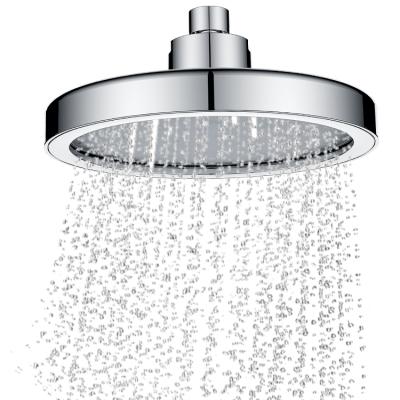 China Without Referral Factory Wholesale 7 inch/180mm Self Cleaning Shower Head High Pressure Chrome Luxury Fixed Shower Head for sale