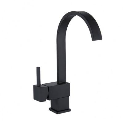 China Modern Bathroom Basin Faucet Ware Faucets Single Level Sanitary Basin Faucet Matte Black for sale