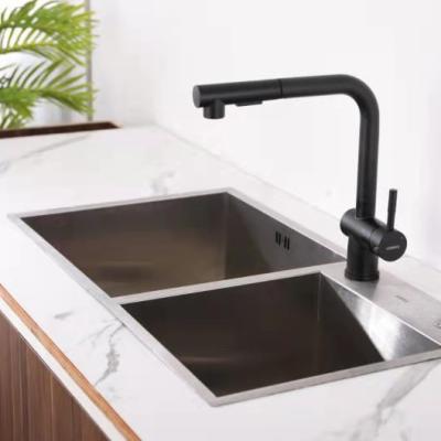 China Sense Faucets Single Lever Basin Mixer Pull Down Bath&Shower Faucet Deck Mounted For Kitchen Sink Mixer Taps for sale