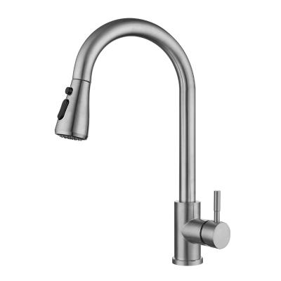 China Smart Sense Modern Faucets Touch Pull Down 304 Stainless Steel Automatic Sensor Kitchen Faucet Sink Faucet for sale