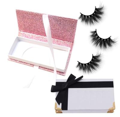 China Logo Eyelash Packaging Natural Long Private Box for sale