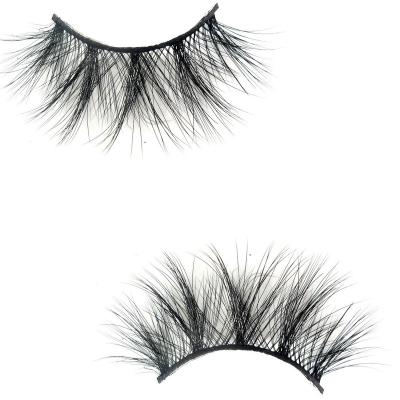 China New Arrival 0.07M Private Label Wholesale 3D Faux Silk Mink Lashes Thickness Clean Tapered Mink Eyelashes Curelty Free Vegan 3D for sale