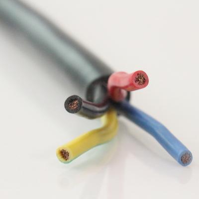 China Oil Resistant Waterproof Safety 400V Flexible PVC Insulated 4x4mm Electrical Cable for sale