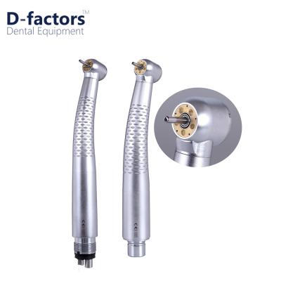 China Copper 5 lamps water jet dental handpiece Shadowless LED high speed dental handpiece for dental unit for sale