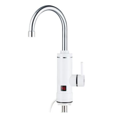 China 3000W 3C/CE Digital Handle Kitchen Plastic Single Sink Faucet Electric Instant Water Heater Tap for sale