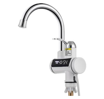 China Hotel Hot Cold Water Mixer Tap Instant Heating Electric Faucet for sale