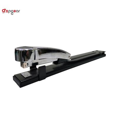 China Office Durable Long Arm High Quality Chrome Color Stapler for sale