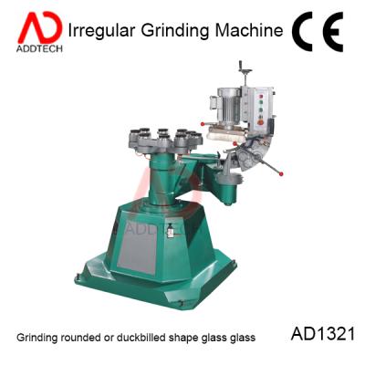 China Round / Oval / Irregular Shape Flat Glass Edges Grinding And Polishing Machine D1321 AD1321 for sale