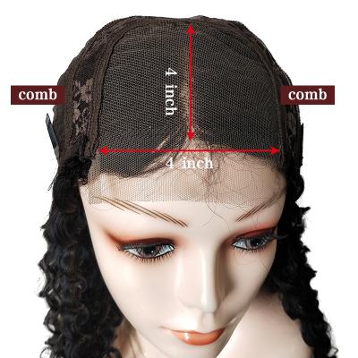 China Can be changed the design to any texture as you like Wholesale 4x4 Lace Closure Wig Vendors, Natural Straight Hair Wigs 100% Cuticle Aligned 4x4 Closure Wig for sale