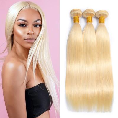 China Can be changed the design to any texture as you like Seller 100% Virgin Brazilian Russian Wholesale Straight Blonde Body Wave 613 Cuticle Aligned Hair Extension Weaves Bundle for sale