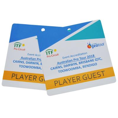 China Waterproof / Waterproof Plastic Event Badge / ID Pass / Name Badge For Exhibition / Event for sale