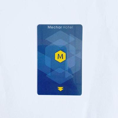 China Waterproof / Weatherproof 2020 FM08 Custom Printing Chips RFID Hotel Key Card for sale