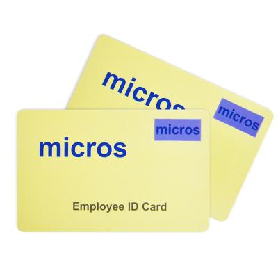 China Good quality waterproof/waterproof magnetic stripe ID card for employee /staff for sale