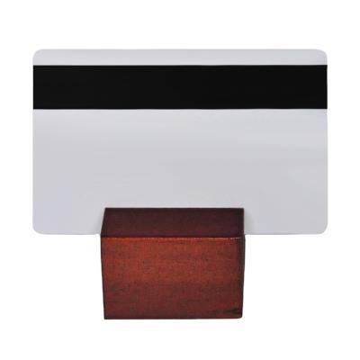 China Re-printable Plain Waterproof / Waterproof Blank Magnetic Strip PVC Plastic Cards for sale