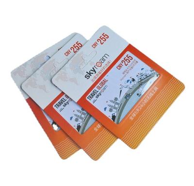 China Waterproof / PVC Waterproof Membership / Customer Card With Cardboard Carrier for sale