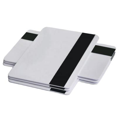 China Waterproof / Waterproof PVC Magnetic Stripe Printable Blank White Card for sale