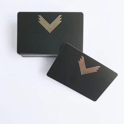 China Luxury and Elegant 0.3mm Matte Foil PVC Waterproof/Waterproof Plastic Card Logo Business /Warranty Printable for sale