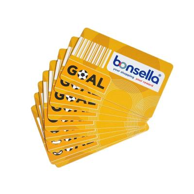 China Popular Waterproof/Waterproof Barcode Cards/PVC Plastic Barcode Membership Cards For Promotion for sale