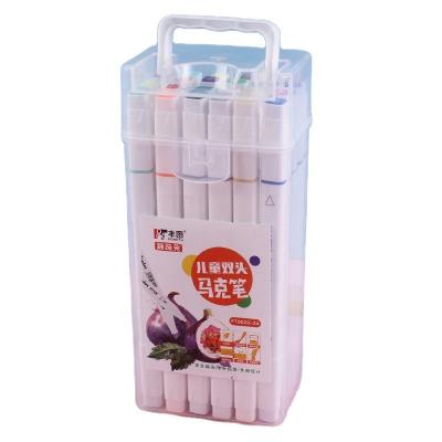 China Wholesale Water Based Paint Marker Pen Marker Pen Elementary School Students Painting Pen 24 Color 48 Color Art Supplies for sale