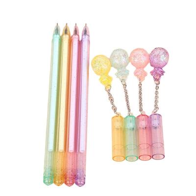 China Best Selling Natural 12 Pcs Box Gel Pens Scented Pen 0.38 mm Box Plastic Pen No 12 for sale