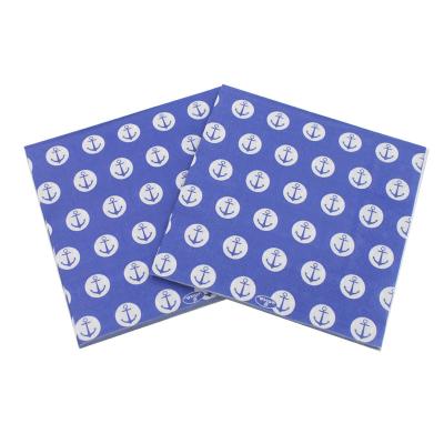 China Color Printing Paper Napkin Creative Tissue Printed Disposable Napkin for sale