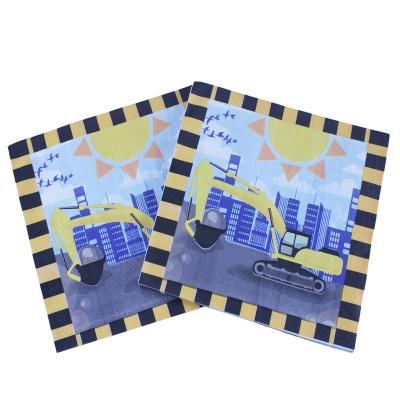 China Top Fashion Printed Paper Napkins Towels Tissues Gift Paper Bag Blank Wood Printed Pulp 2 Ply for sale