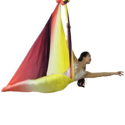 China 5m Modern Rainbow Color BODI Yoga Anti-Gravity Hammock High Strength Anti-Gravity Hammock for sale