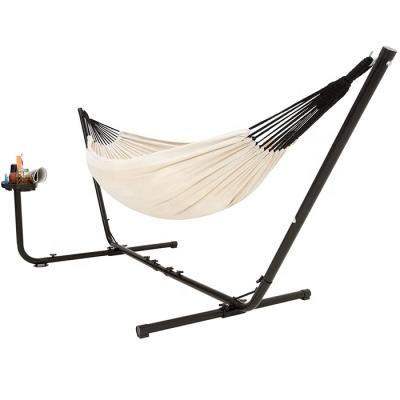 China BODI Modern Hammock with Stand Camping Hammock Folding Double Stand Outdoor Swing Bed Double Hammock Chair for sale