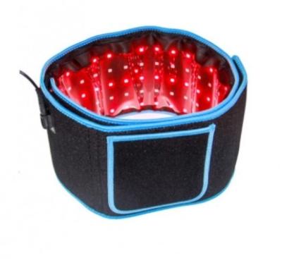 China Red and Infrared LED Light Therapy Belt 850nm 660nm Back Pain Relief Belt Weight Loss Slimming Machine Waist Heat Pad Massager PD02 for sale