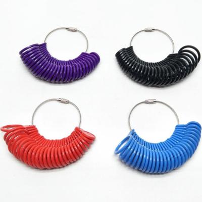 China EURO Finger Ring Sizer Measurement US HK Ring Sizer Plastic Ring Jewelry Gauge for sale