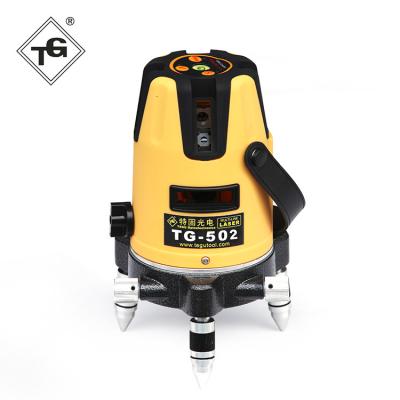 China TG502 Universal Handy Level Self-Leveling Laser Lines Laser Lines 9*9*20cm Vertical Measure 5Lines for sale