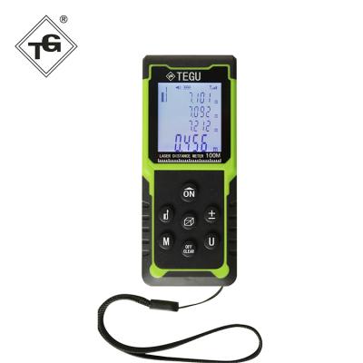 China Indoor Cheap TG655-60 Laser Distance Meter Ruler Laser Range Finder Digital Laser Area Outdoor Tape Measure 60M/volume M/Ft/in for sale