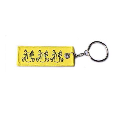 China Eco - Friendly Hot Selling Custom Logo Embroidered Key Chain for sale