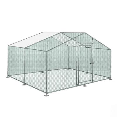 China Breathable Walk In Run Metal Chicken Run Cage For Rabbit Ducks Hens Animal for sale